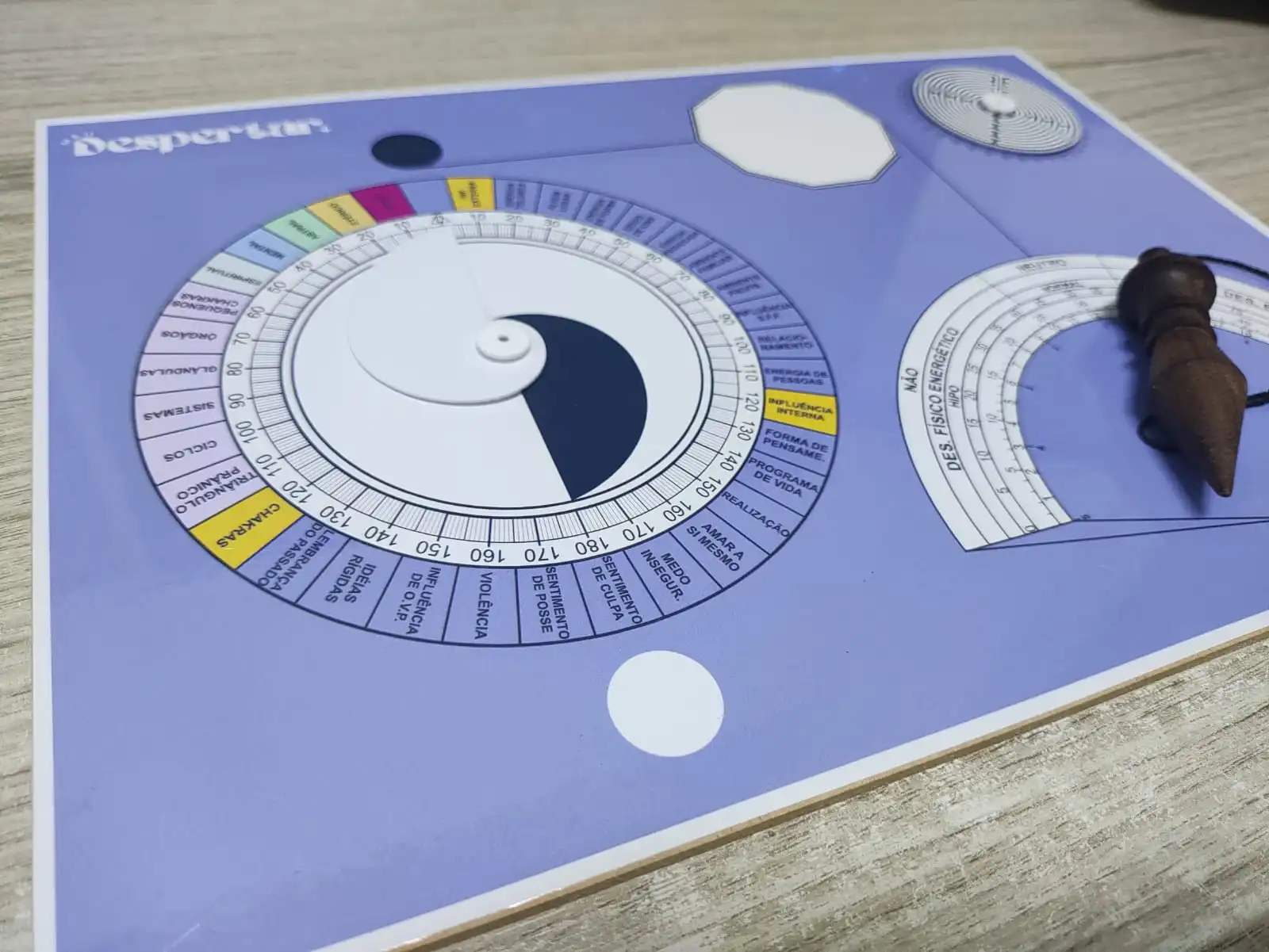 Mesa Radiônica - MDF 3mm + Folha de Apoio Meu Despertar - Imagem 2